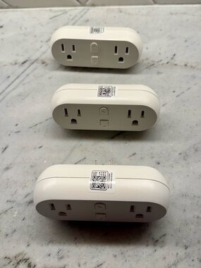 meross WiFi Dual Smart Plug, 15A 2-in-1 Smart Outlet, Support Apple HomeKit